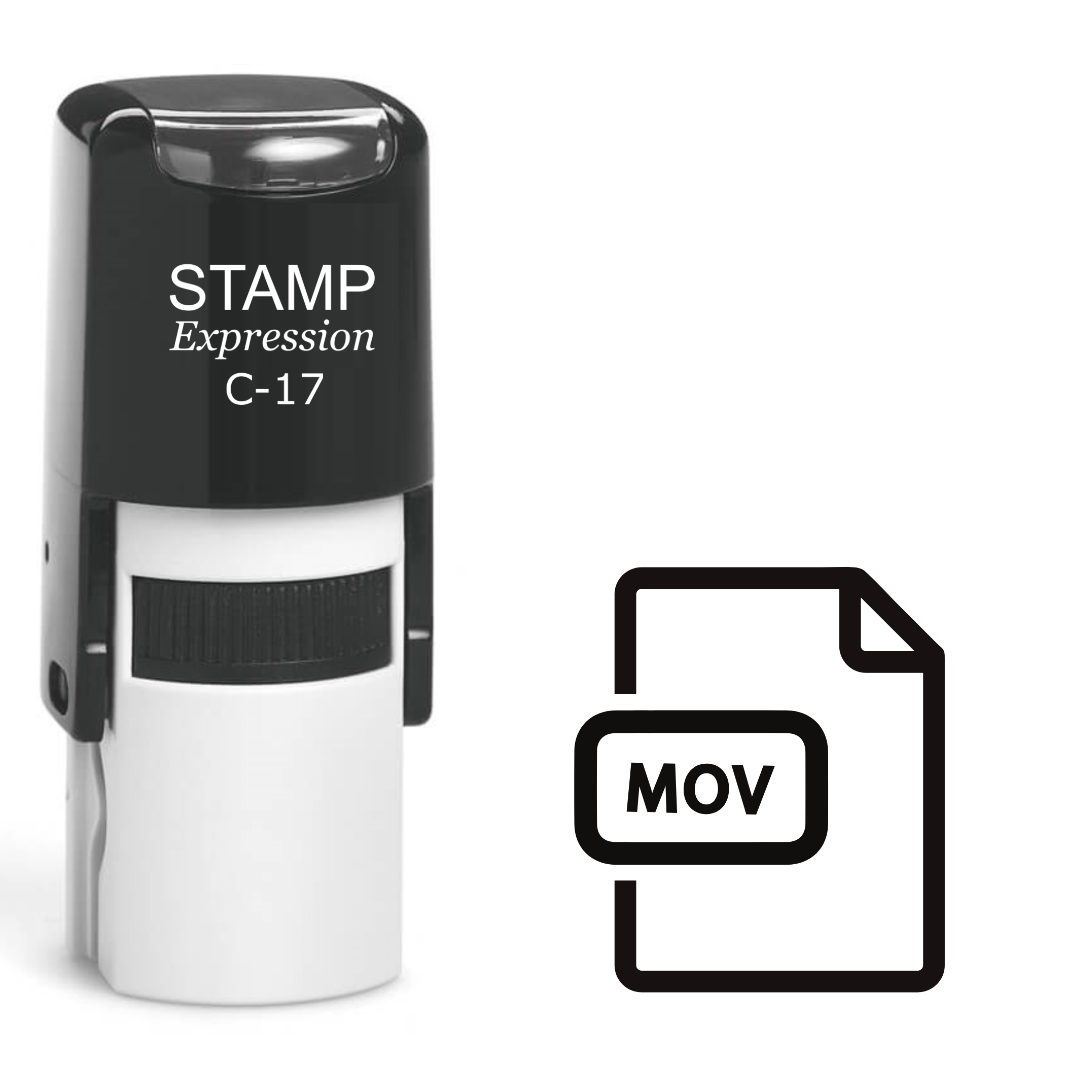 MOV sign Self Inking Rubber Stamp (SH-63825)