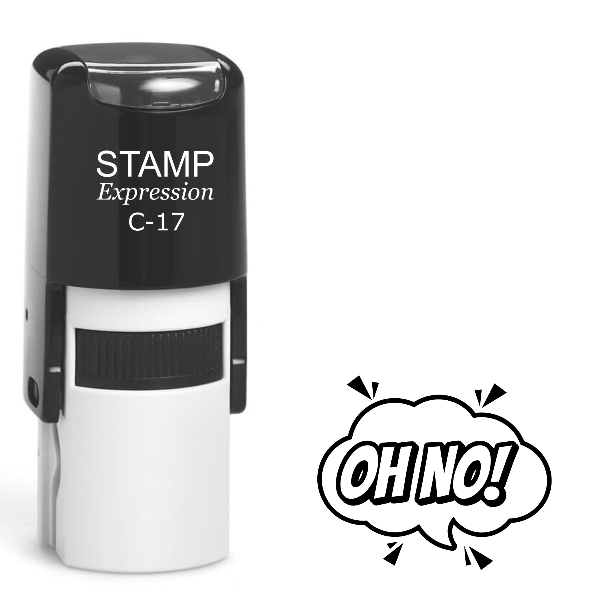 Oh no in the bubble Self Inking Rubber Stamp (SH-63851)