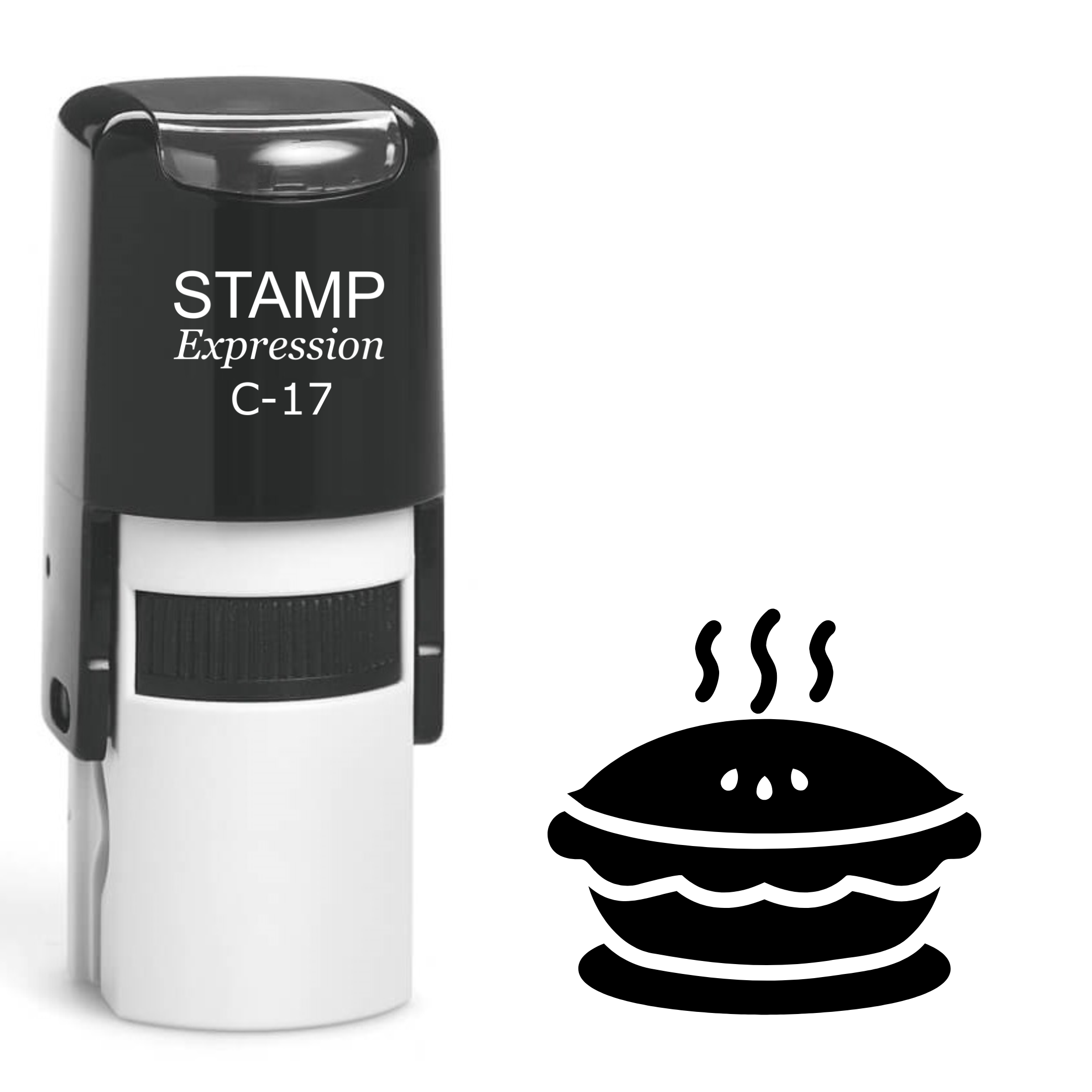Steamy apple pie Self Inking Rubber Stamp (SH-63935)