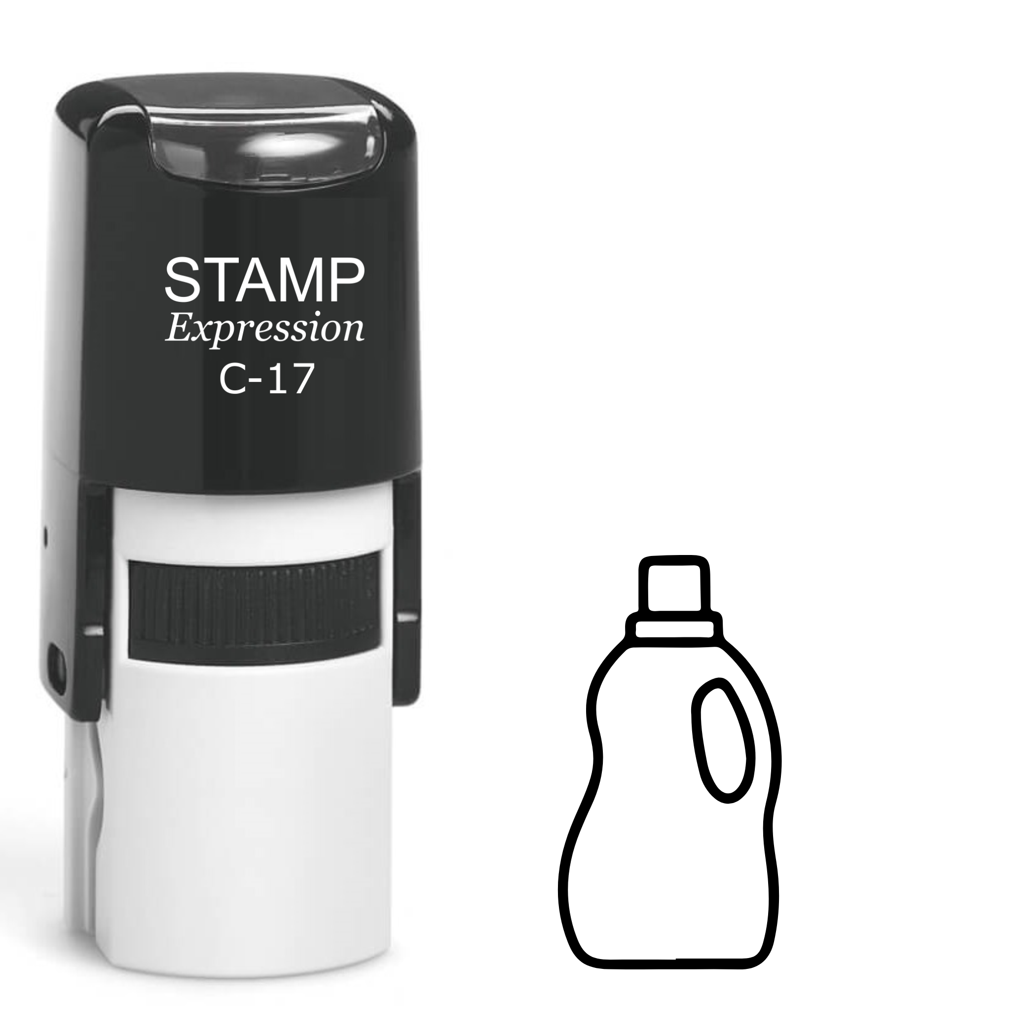 Laundry detergent outline Self Inking Rubber Stamp (SH-64130)