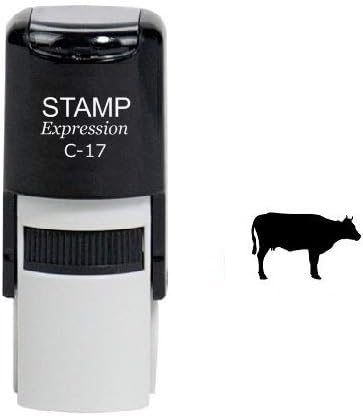 Cow Self Inking Rubber Stamp (SH-6425)