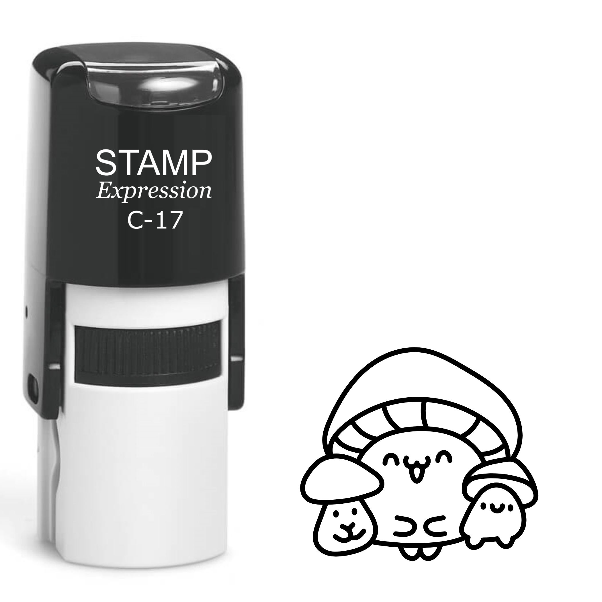 Mushroom family Self Inking Rubber Stamp (SH-64257)