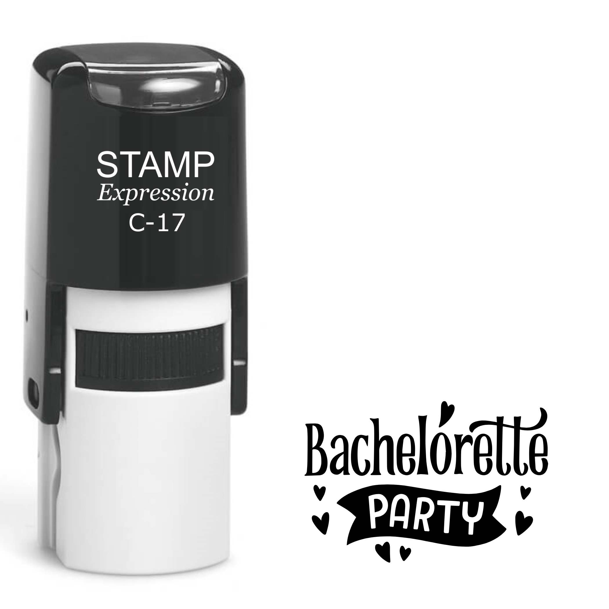 Bachelorette party with banner Self Inking Rubber Stamp (SH-64280)