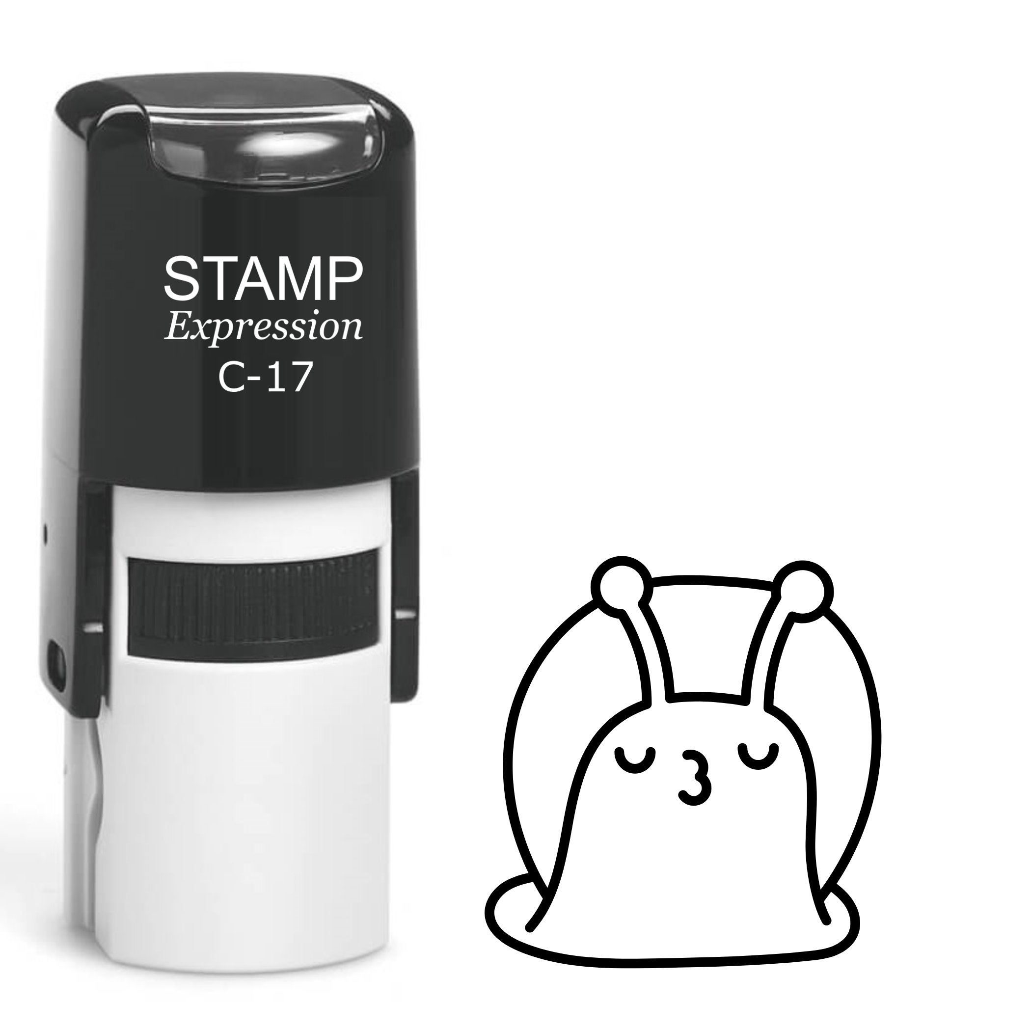 Cute snail Self Inking Rubber Stamp (SH-64283)