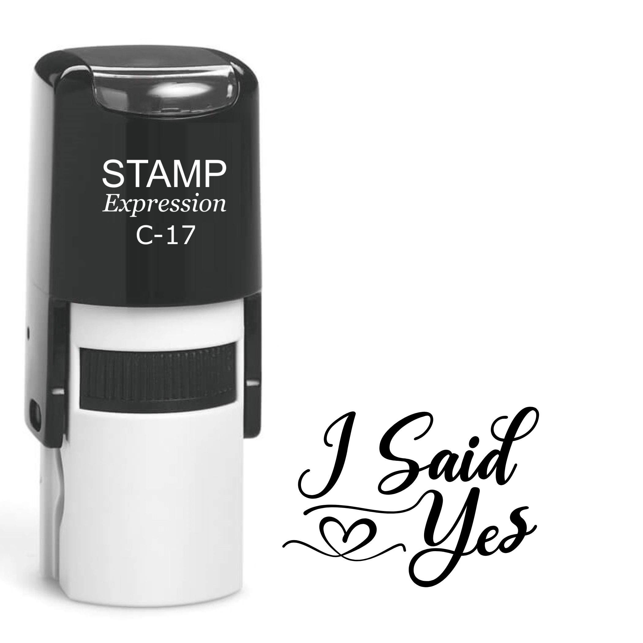 I Said Yes wedding Self Inking Rubber Stamp (SH-64285)