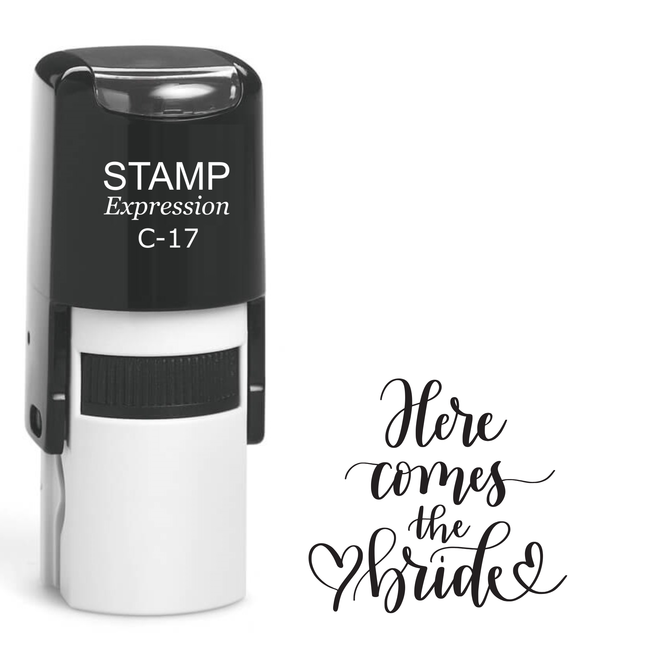 Here Comes the Bride Self Inking Rubber Stamp (SH-64308)