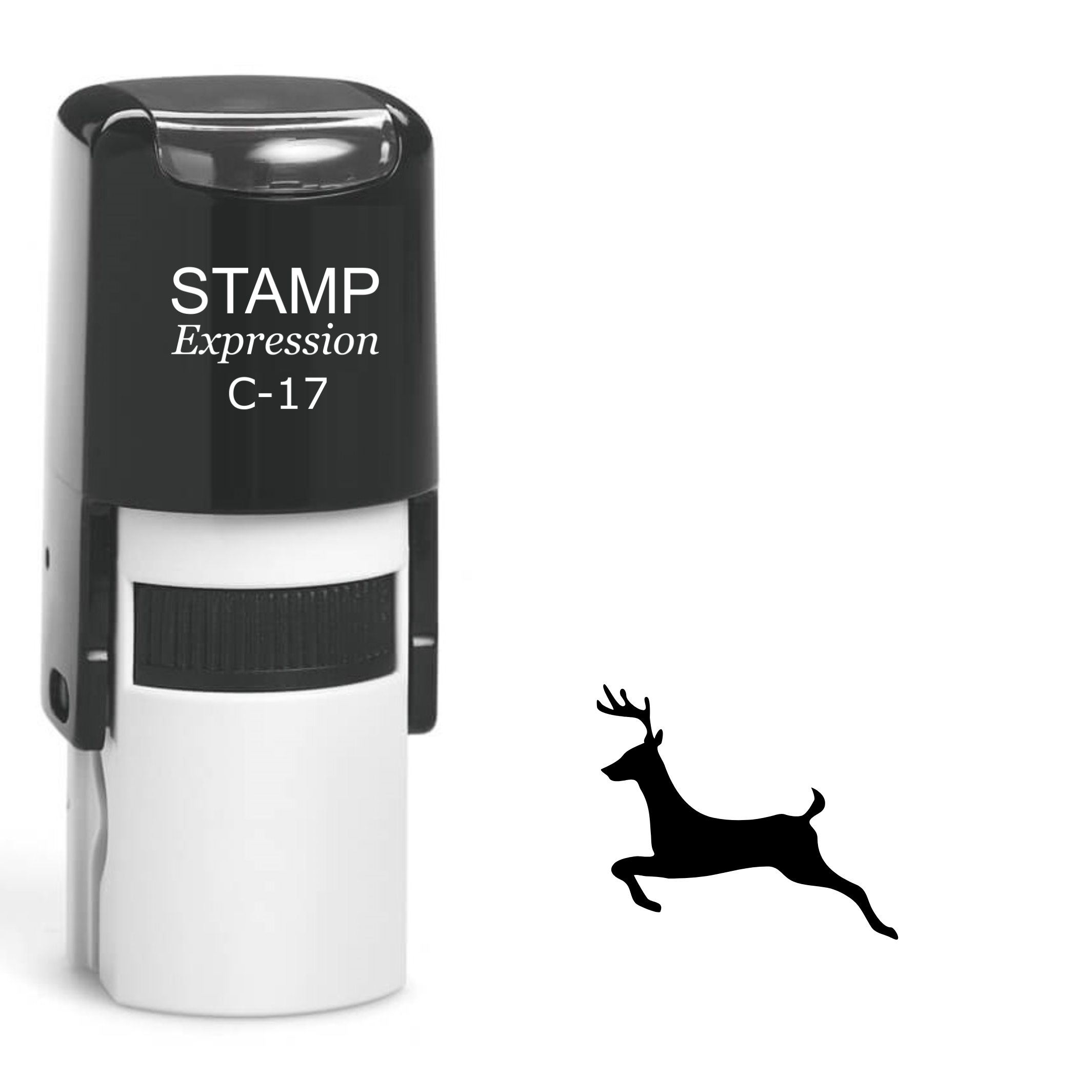 Jumping deer Self Inking Rubber Stamp (SH-64376)
