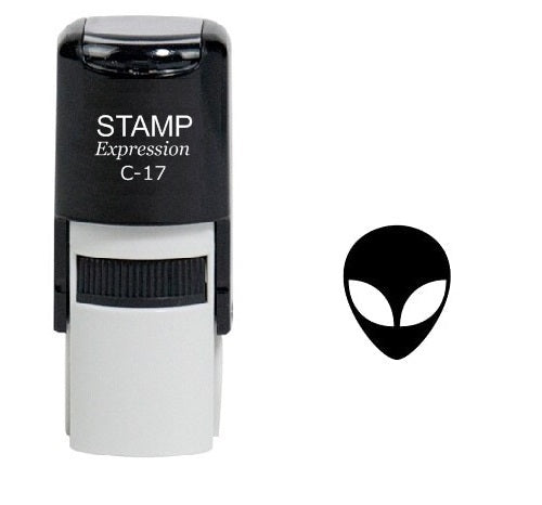 Alien Head Self Inking Rubber Stamp (SH-6438)