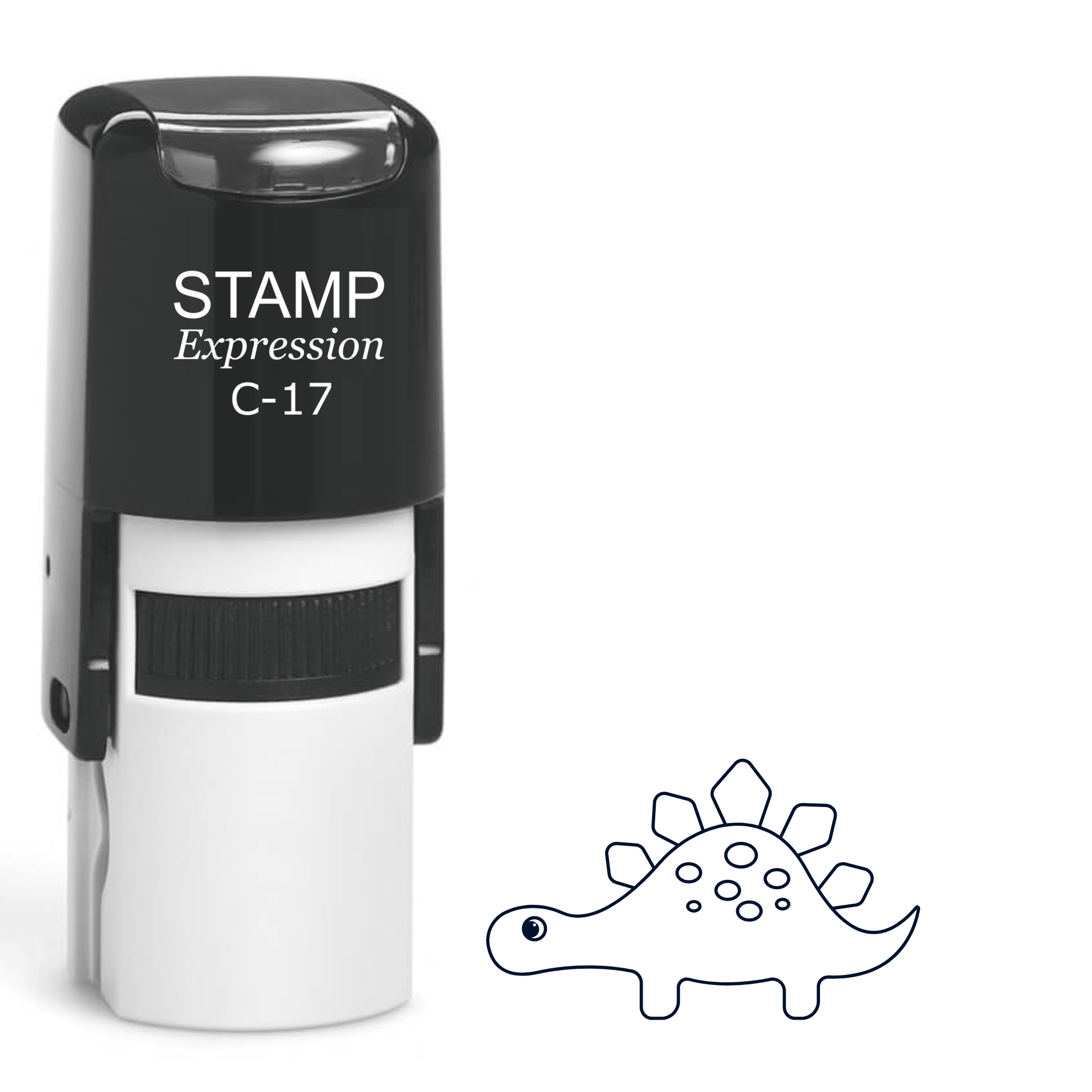 Cute baby brontosaurus Self Inking Rubber Stamp (SH-64412)