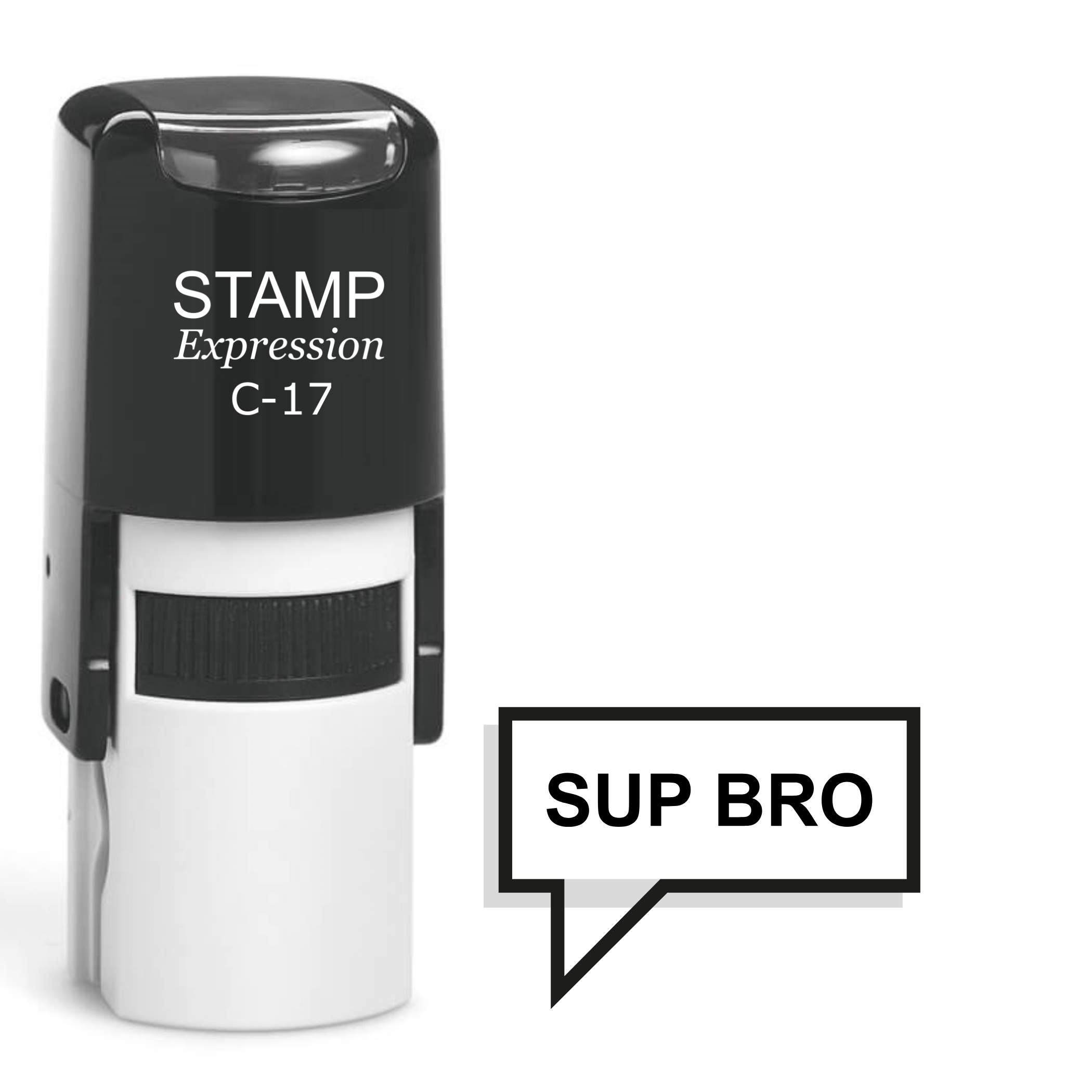 Sup Bro Gen-Z slang Self Inking Rubber Stamp (SH-64441)