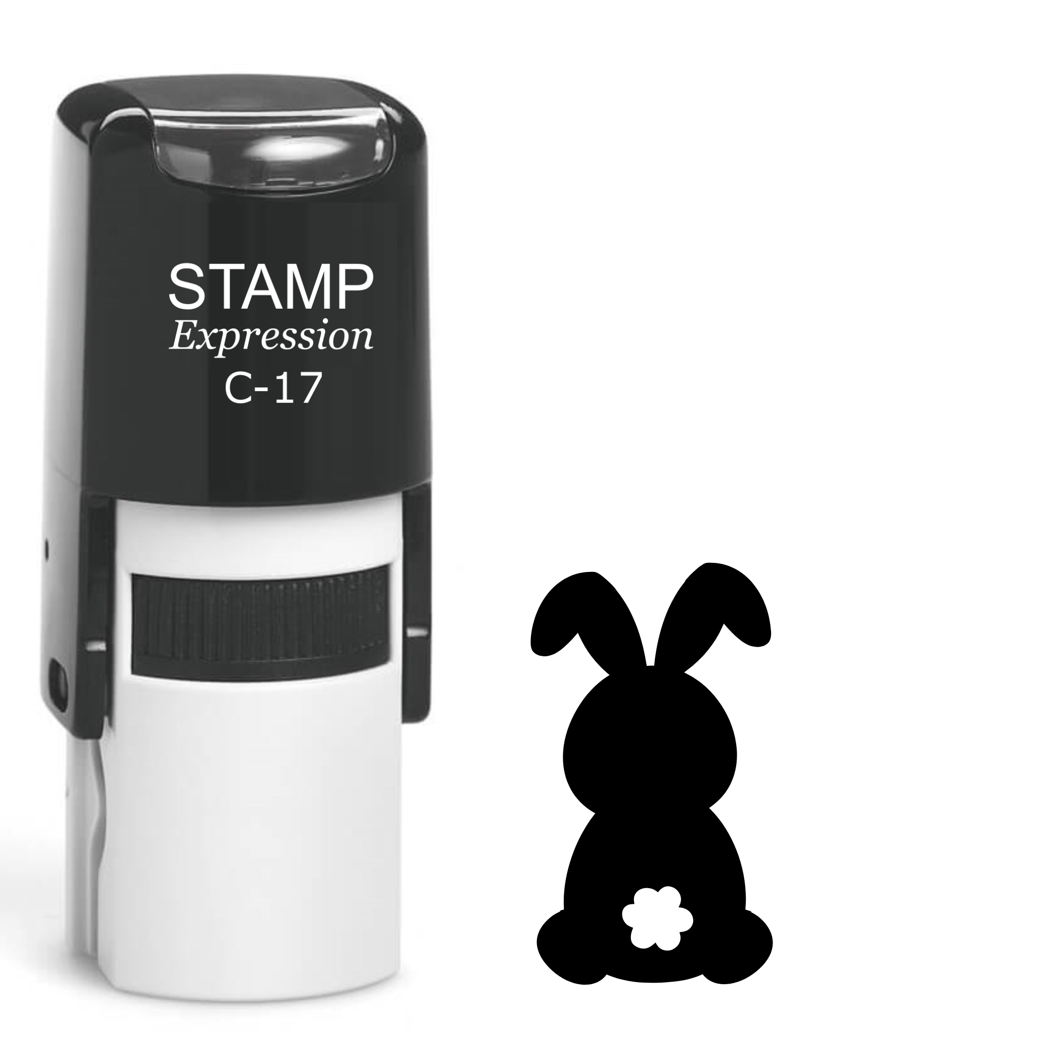 Easter egg with bunny ears Self Inking Rubber Stamp (SH-64502)
