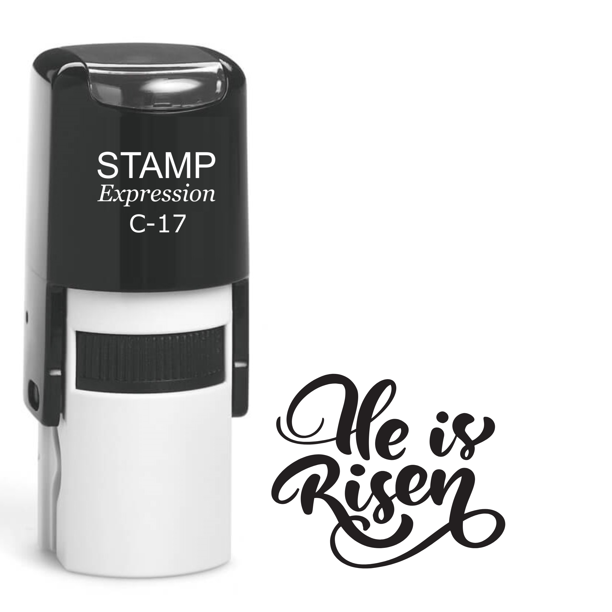 Shining He Is Risen Easter Self Inking Rubber Stamp (SH-64504)