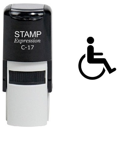 Wheelchair Self Inking Rubber Stamp (SH-6453)