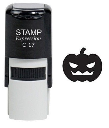 Halloween Lantern Pumpkin Self Inking Rubber Stamp (SH-6613)