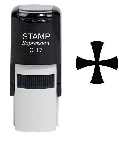 Knights Of Templar Cross Self Inking Rubber Stamp (SH-6655)