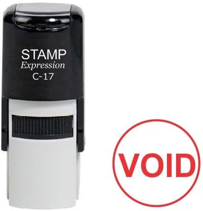 Void Round Office Self Inking Rubber Stamp (SH-6989)