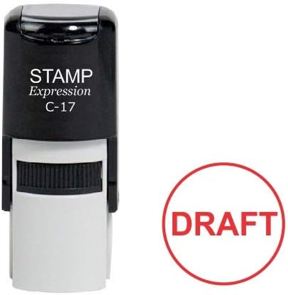 Draft Round Office Self Inking Rubber Stamp (SH-6991)