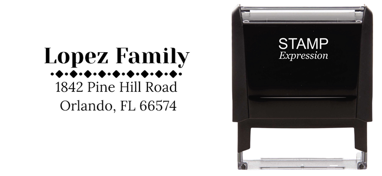 Lopez Family Return Address Stamp