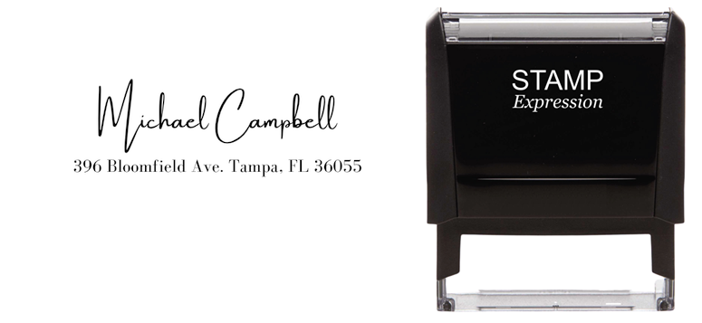 Campbell Return Address Stamp