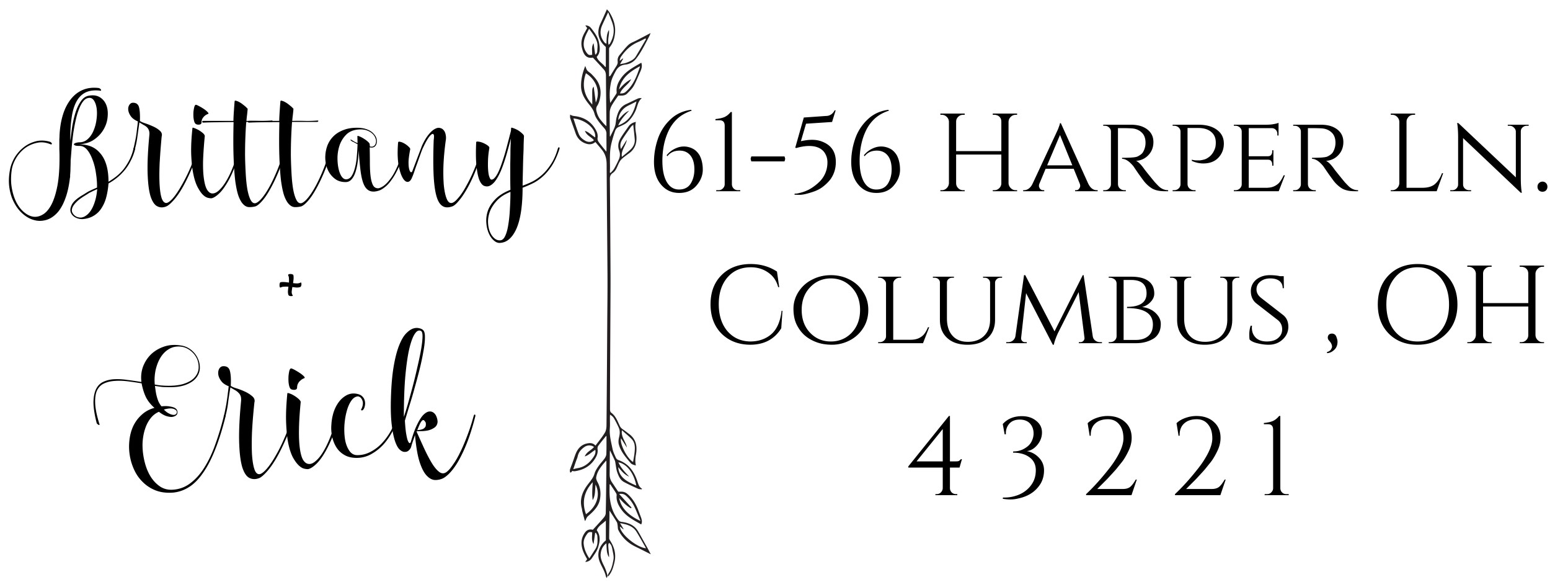 Custom Rectangular Self Inking Return Address Stamp Personalized With Lines Of Text (SE-71003)