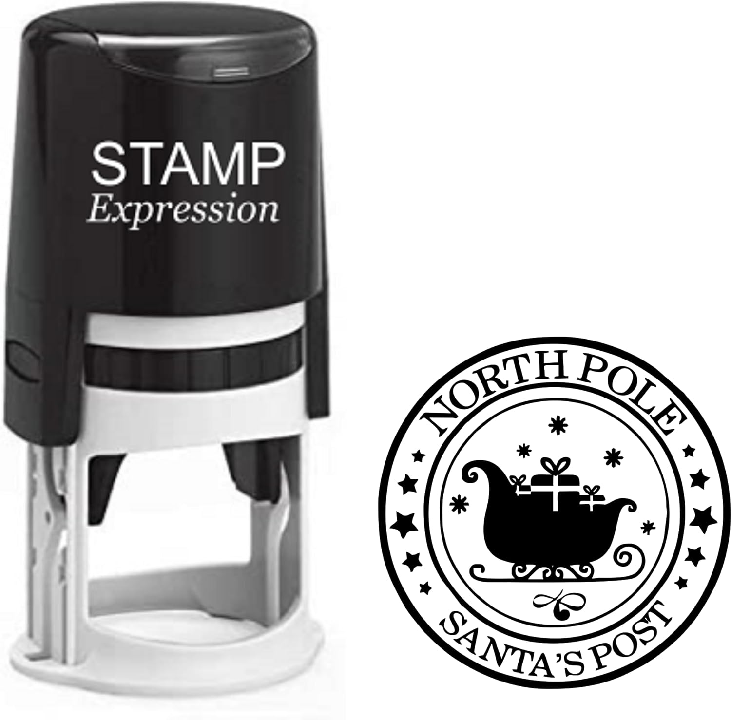 North Pole Santa's Post Christmas Stamp (A-76247)