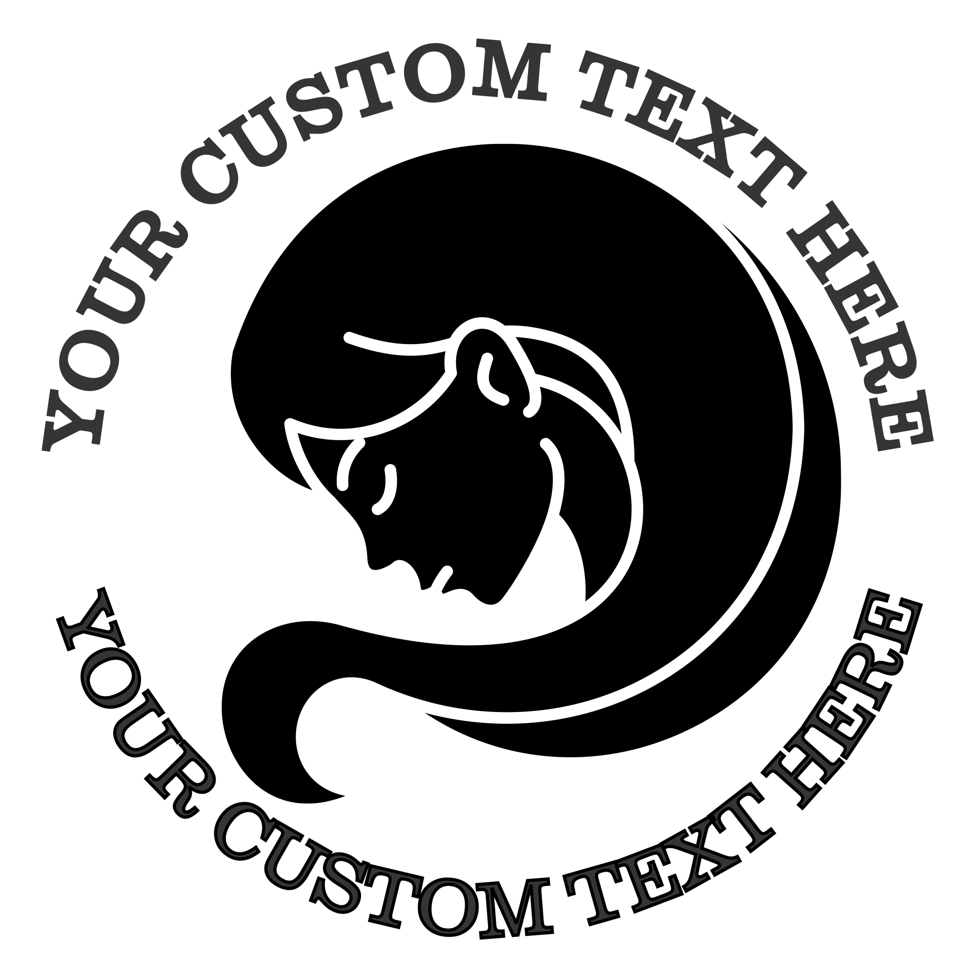 Virgo Zodiac Sign Custom Self Inking Rubber Stamp. Perfect When Used As a Return Address Stamp (SH-76343)
