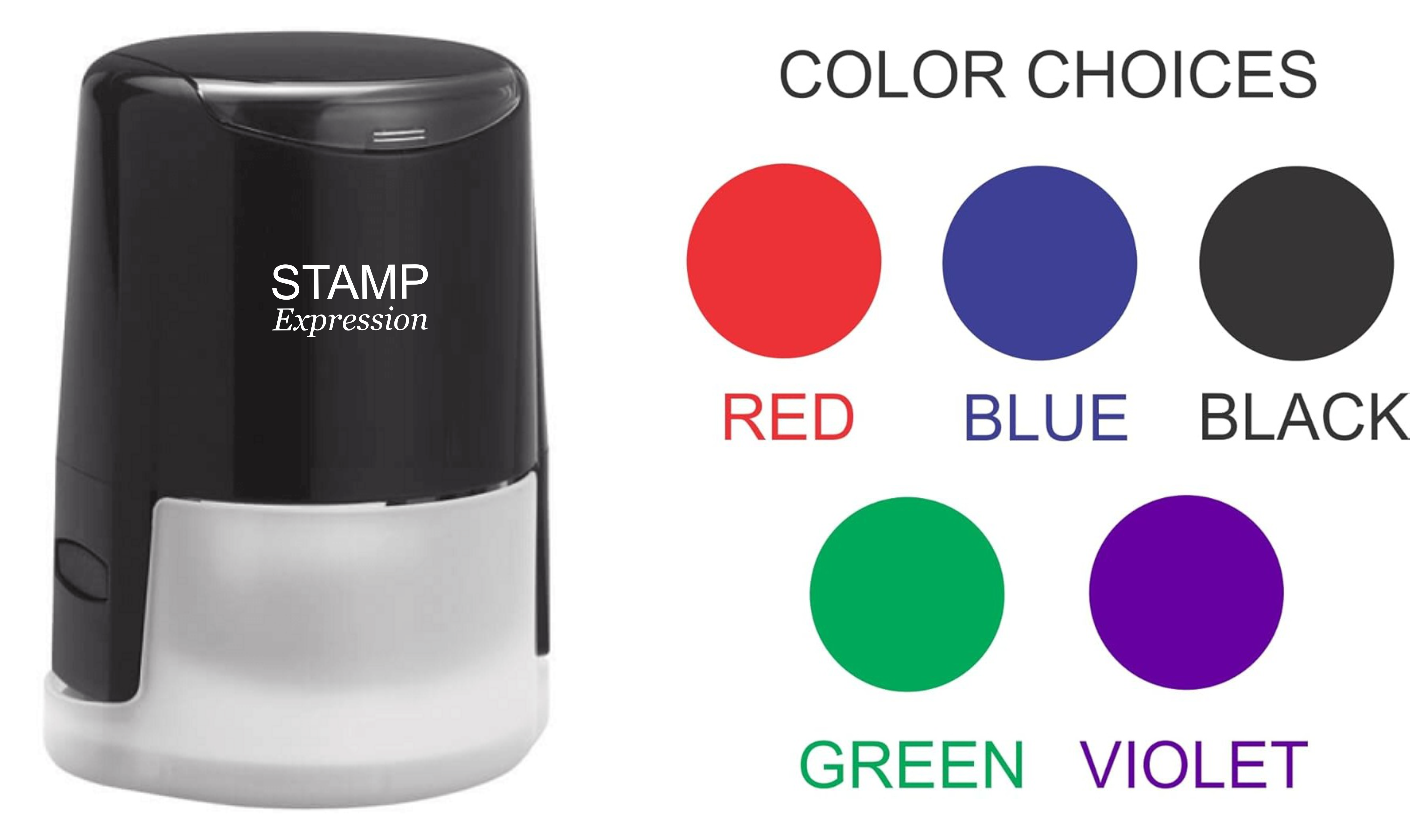 Angel Religious Christian Return Address Stamp - Self Inking. Personalized Rubber Stamp with Lines of Text (SH-76381)