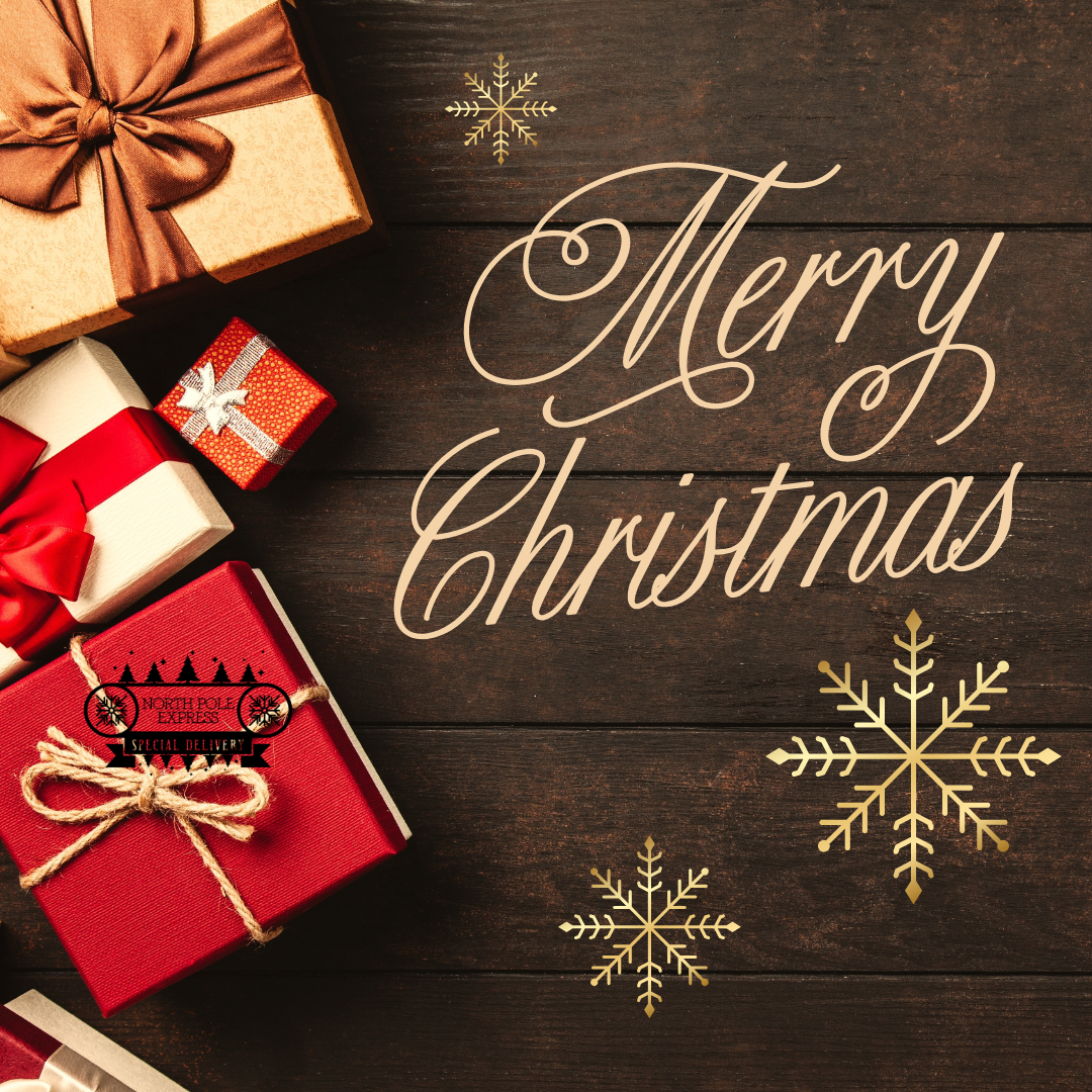 Large North Pole Express Special Delivery Christmas Stamp (SH-76275)