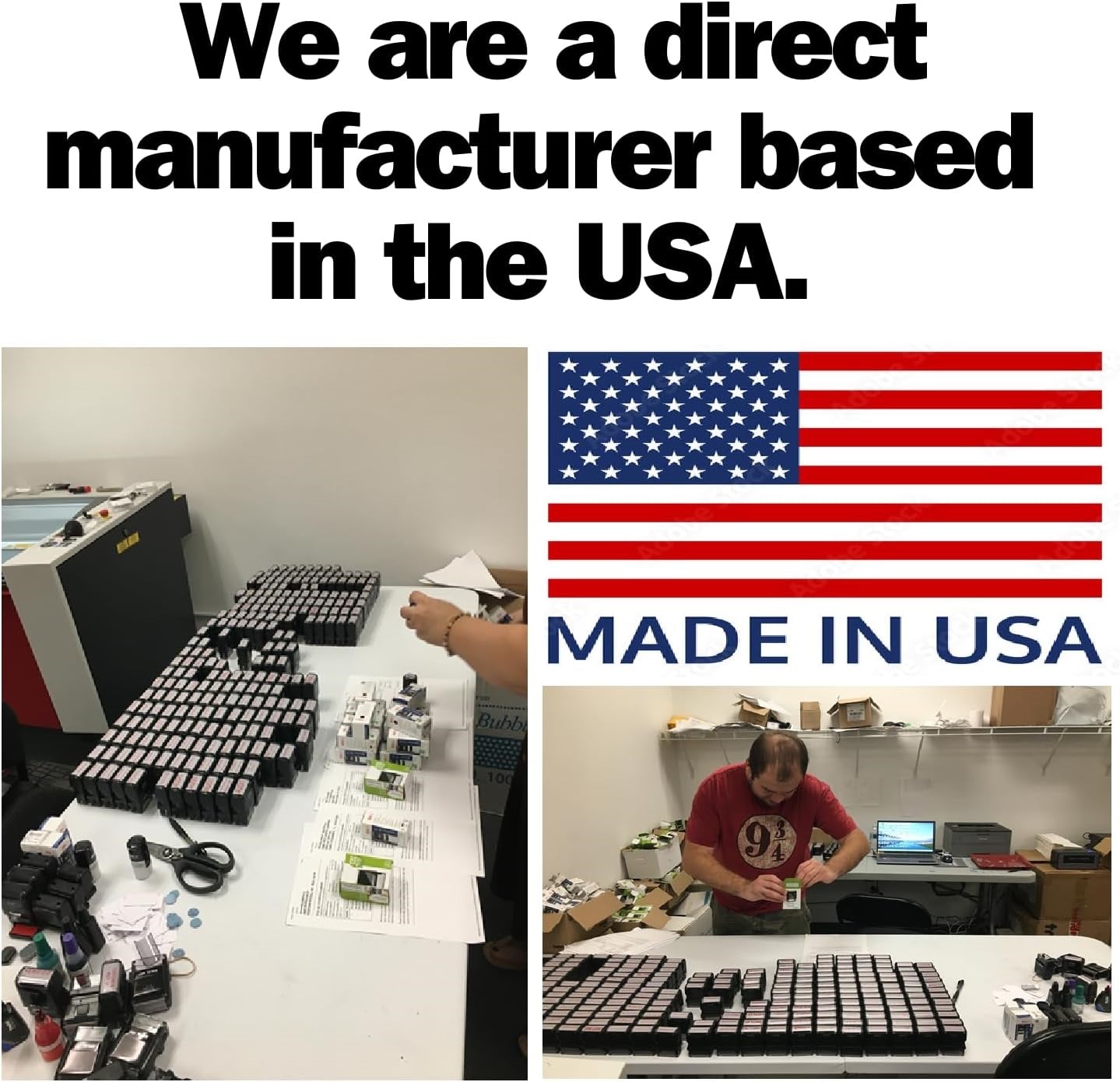 Recalled Parts Replaced Office Self Inking Rubber Stamp (50308)