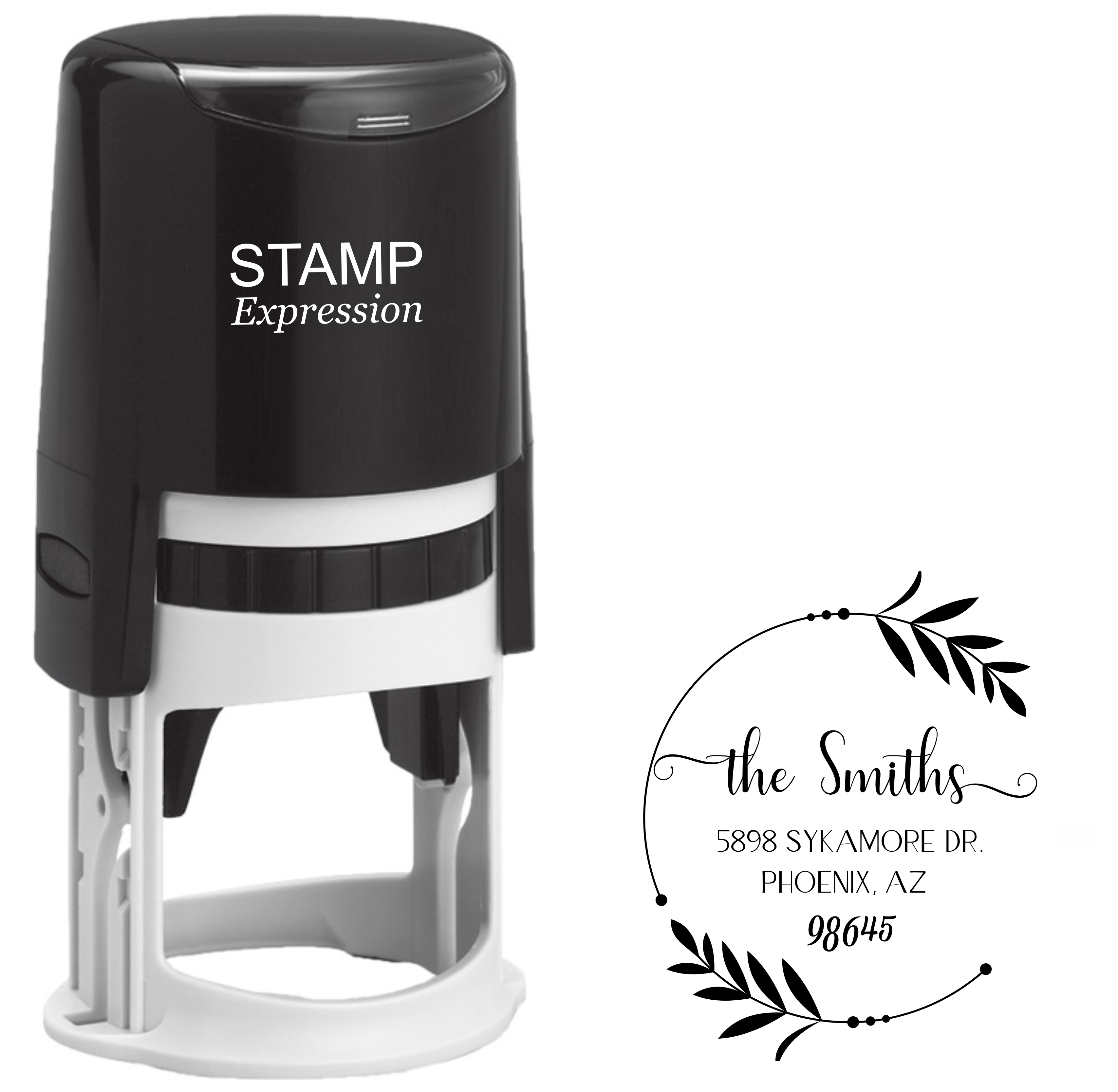 The Smiths Floral Frame Address Stamp