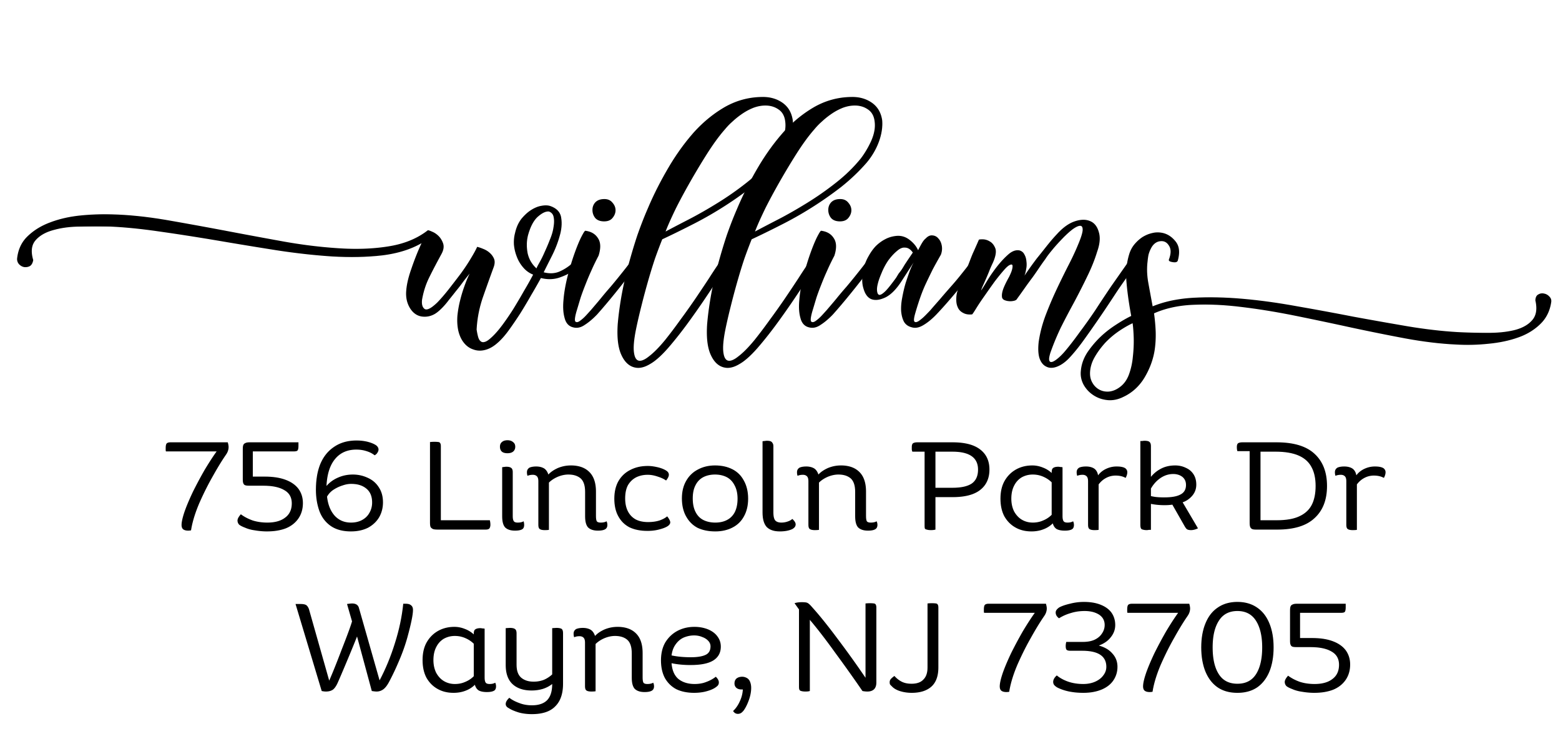 Custom Rectangular Self Inking Return Address Stamp Personalized With Lines Of Text (SE-70998)