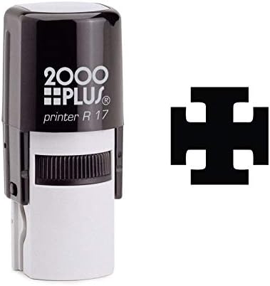 Bold Cross Self Inking Rubber Stamp (SH-6643)