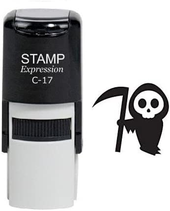 Cartoon Grim Reaper Self Inking Rubber Stamp (SH-6920)