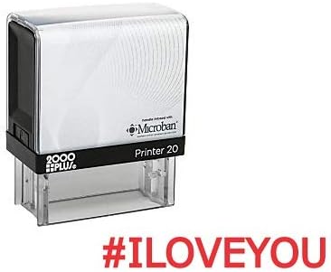 #ILOVEYOU Hashtag Self Inking Rubber Stamp (SH-80016)