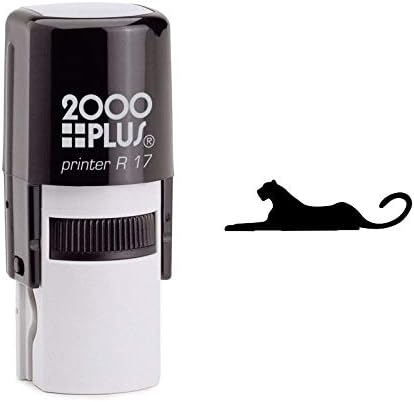 Resting Leopard Self Inking Rubber Stamp (SH-6864)