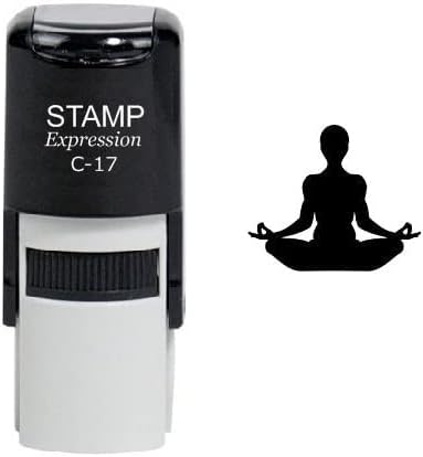 Yoga Pose Self Inking Rubber Stamp (SH-6942)