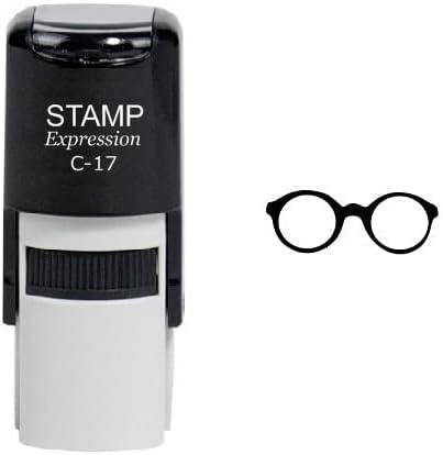 Eye Glasses Self Inking Rubber Stamp (SH-6840)