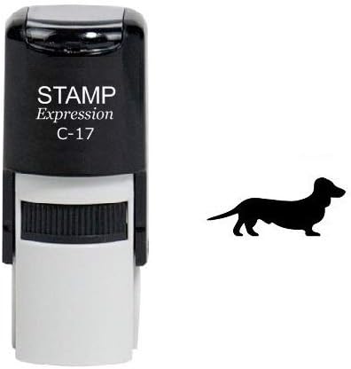 Dachshund Dog Self Inking Rubber Stamp (SH-6682)