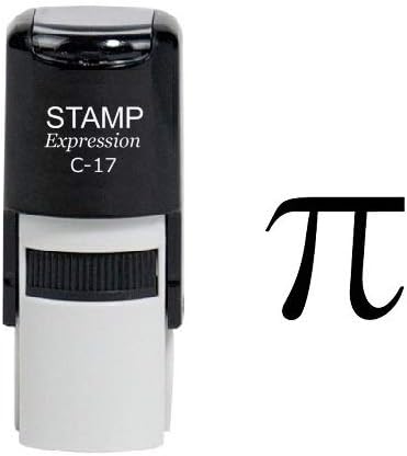 Pi Mathematical Symbol Self Inking Rubber Stamp (SH-6370)