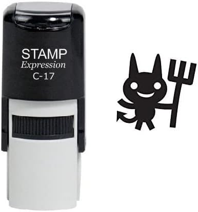 Minion Devil With a Pitch Fork Self Inking Rubber Stamp (SH-6912)