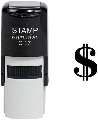 American Dollar Sign Self Inking Rubber Stamp (SH-6390)