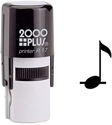 Eighth Note with Ledger Line Self Inking Rubber Stamp (SH-6906)