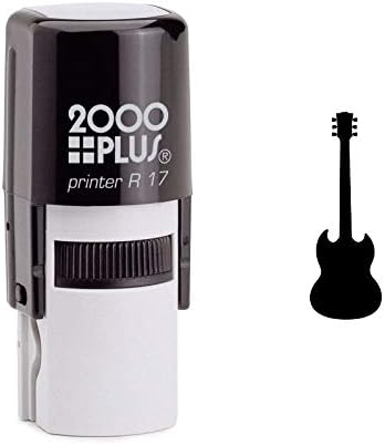 Electric Guitar Self Inking Rubber Stamp (SH-6884)