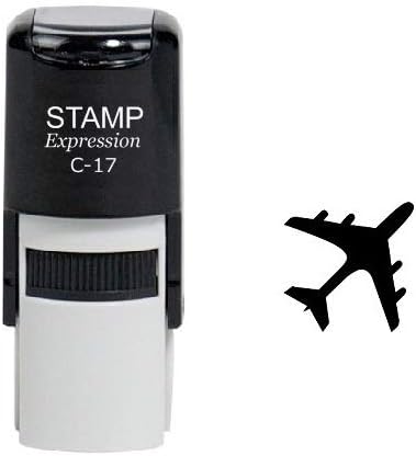 Flying Airplane Self Inking Rubber Stamp (SH-6196)