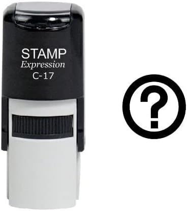 Question Mark Button Self Inking Rubber Stamp (SH-6364)
