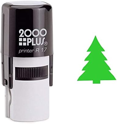 Classic Christmas Tree Self Inking Rubber Stamp (SH-6835)