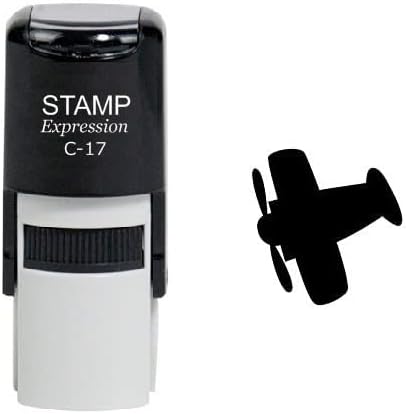 Small Airplane Self Inking Rubber Stamp (SH-6759)