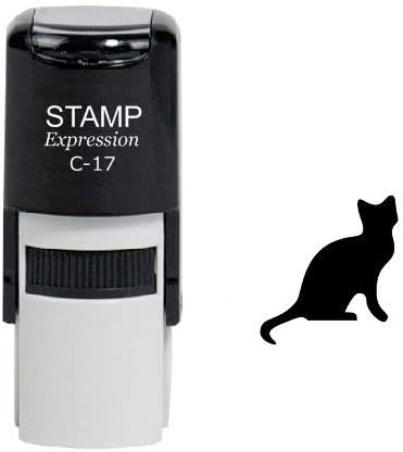 Female Cat Self Inking Rubber Stamp (SH-6068)