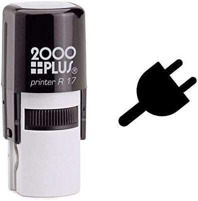 Power Plug Self Inking Rubber Stamp (SH-6804)