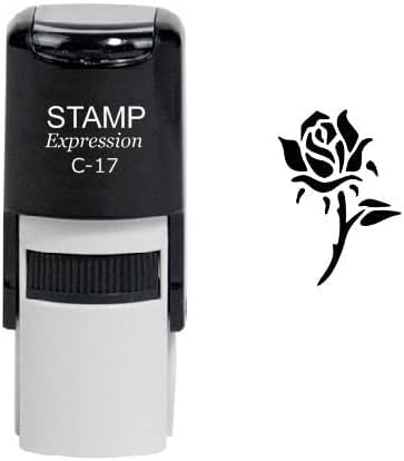 Blooming Rose Self Inking Rubber Stamp (SH-6479)